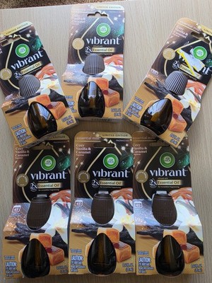 6 PCS Air Wick Oil Vibrant Essential Oils for Home Car Air Freshener 0.67 Fl.oz