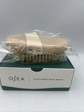 Osea Plant Based Body Brush NIB Handheld Dry Brushing Beechwood Sisal Fibers