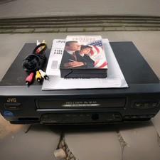 JVC HR-A34U 4-Head Pro-Cision 19  VHS VCR Player/Recorder Tested MONO Manual