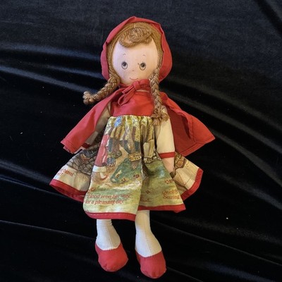 Vintage Knickerbocker Dolls of Distinction 13  Little Red Riding Hood Ragdoll