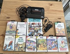 Sega Master System II 2 Console - 1 Control Pad - 9 Games