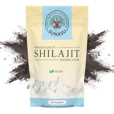 Shilajit Original Mumijo - 120 Kapseln hochdosiert | 1000mg | 72% Fulvinsäure