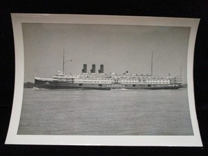 CITY OF DETROIT III Steamer Steamship Ship Vintage 3.5x5 Inch ORIGINAL PHOTO