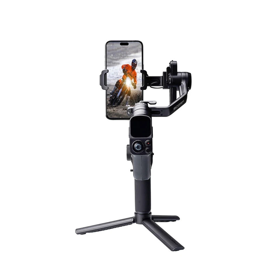 Feiyu SCORP Mini 3 Pro Handheld Gimbal Stabilizer Smartphone GoPro ML Cameras - Image 2 of 4