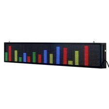 52x8 in Programmable LED Sign Digital Scrolling Display Board P10 Full-color