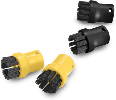 Kärcher Nylon Brush Set  SC3 Steam Cleaner - Dirt, Grime and Grout Cleaner - 4 P