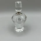 Vintage Shannon Crystal Perfume Bottle With Stopper Waterford Ireland Glass