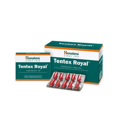 Himalaya Tentex Royal Capsules for Men - 10 Capsules FREE Shipping