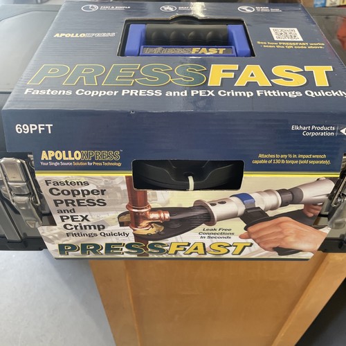 Apolloxpress Pressfast Copper Press an PEX Crimping Tool 69PFT - Picture 2 of 11