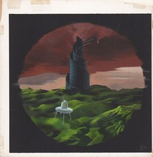 KAREL THOLE - Copertina Urania n. 619 : Appuntamento su un mondo perduto