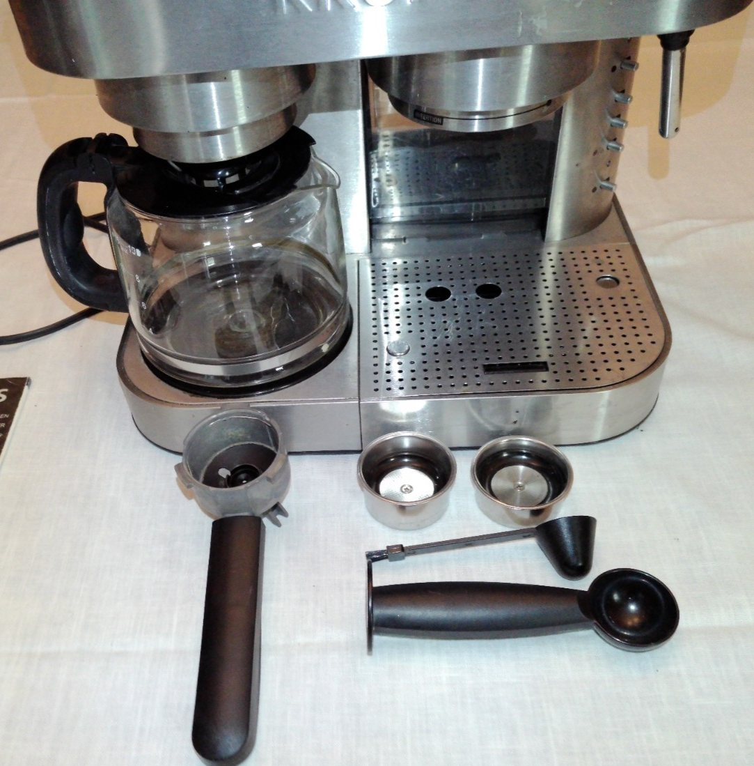 KRUPS-Expression Stainless Steel Machine Espresso, Coffee Maker
