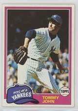 1981 Topps Tommy John #550 0ha3