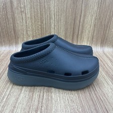 UGG Tasman X Clog Kids Size 4 Black Anthracite Waterproof Platform 1125730