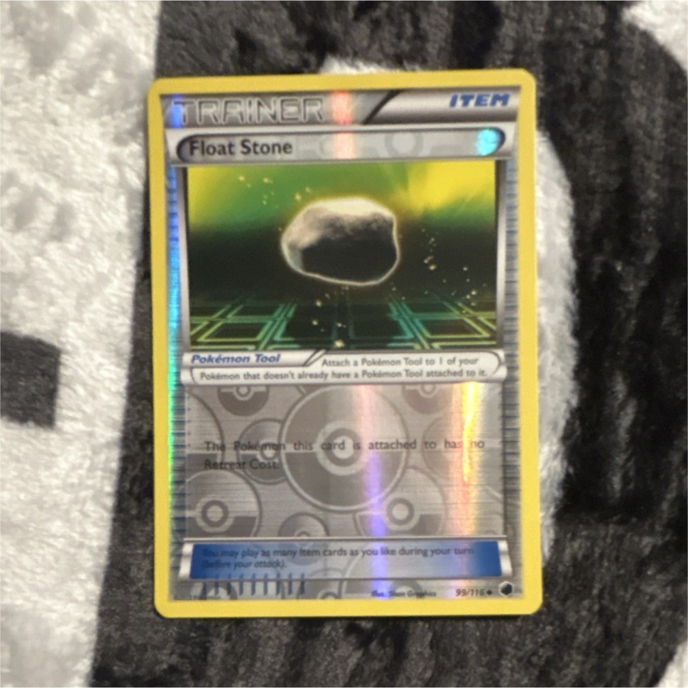 Pokémon Float Stone 99/116 Trainer Item XY Reverse Holo Pokémon TCG Card