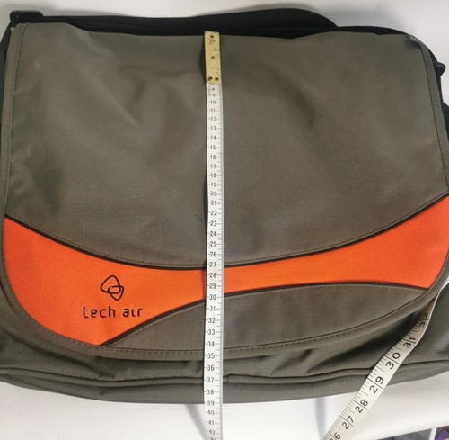 TechAir Laptop Messenger Bag – Khaki Crossbody with Grey & Orange Trim - 第 6/21 張圖片