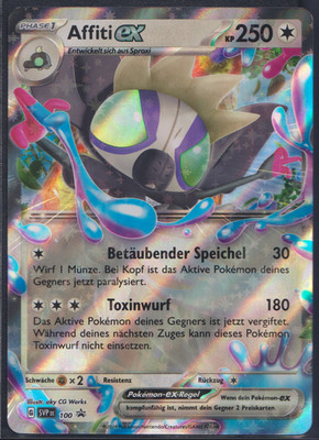 Affiti EX SVP 100 - Karmesin Purpur Black Star Promo - DE - NM - Pokemon TCG