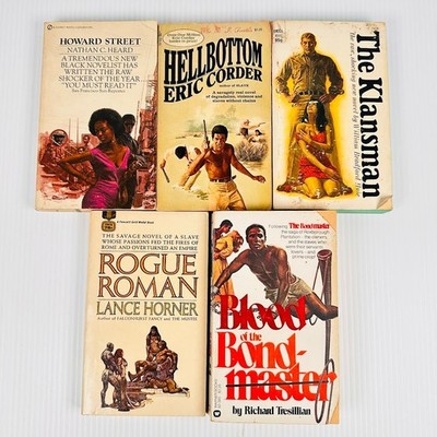 6x Vtg PB Domestic, Historical Fiction Howard Street, Rogue Roman, Hellbottom...