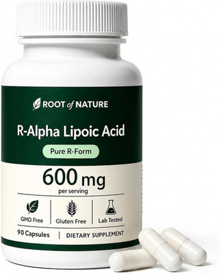 Root of Nature R-Alpha Lipoic Acid with Coconut Oil, Alpha Lipoic Acid Supplemen