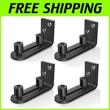 Flush Bottom Design Barn Door Guide - 4 Pcs