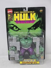 El Increíble Hulk Animado 1996 TOY BIZ Increíble Hulk Pared de Ladrillo UPN Niños