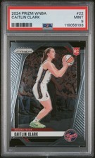 2024 Prizm WNBA Caitlin Clark RC #22 PSA 9 Rookie Indiana Fever S2