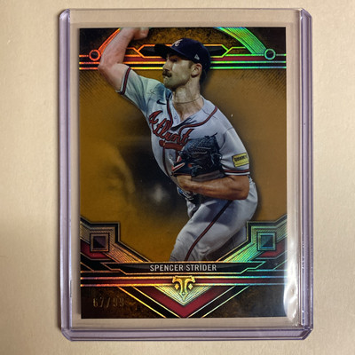 2024 Topps Triple Threads Gold 67/99 Spencer Strider #88