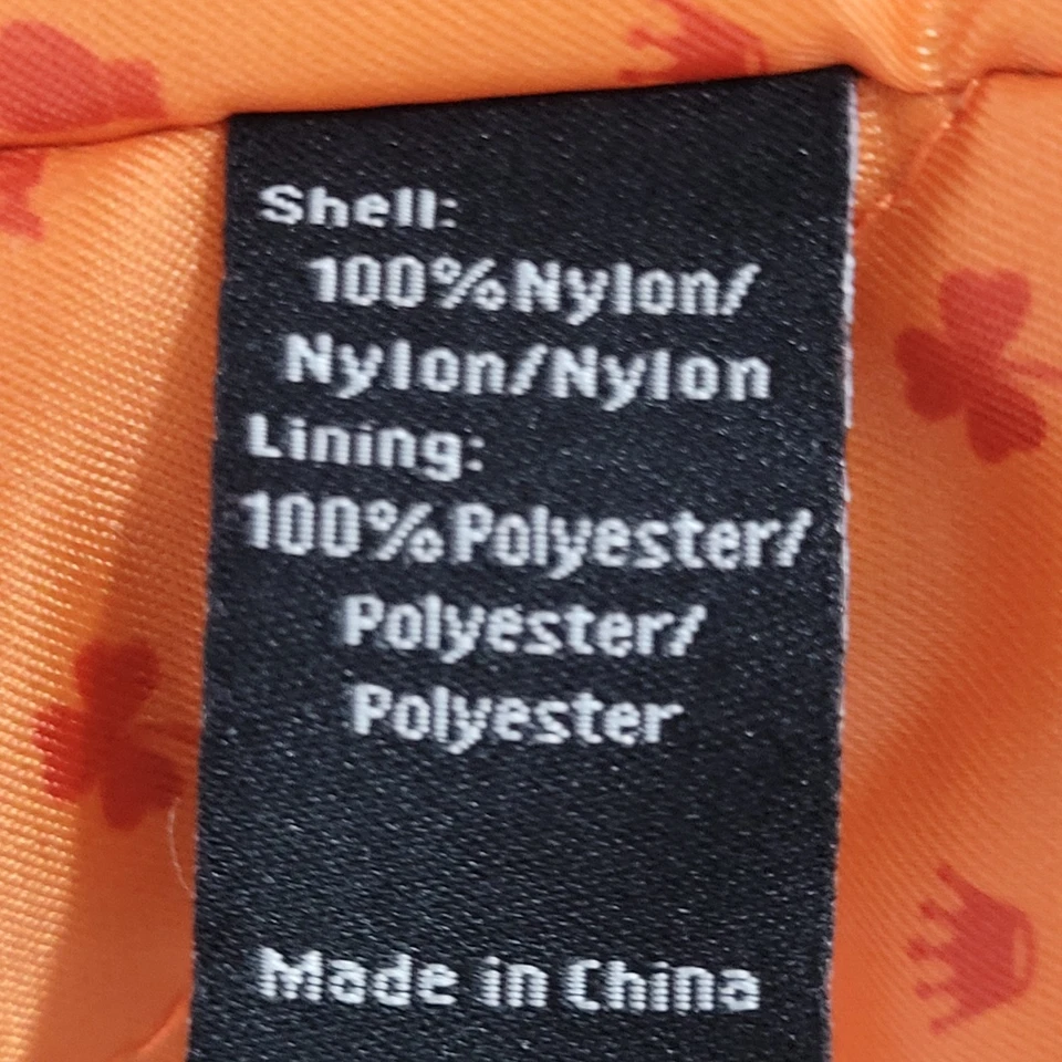 Chaqueta Bomber August Mcgregor Negra Nylon Cremallera Completa Bolsillo Interior Talla Pequeña S Foto 4 de 4