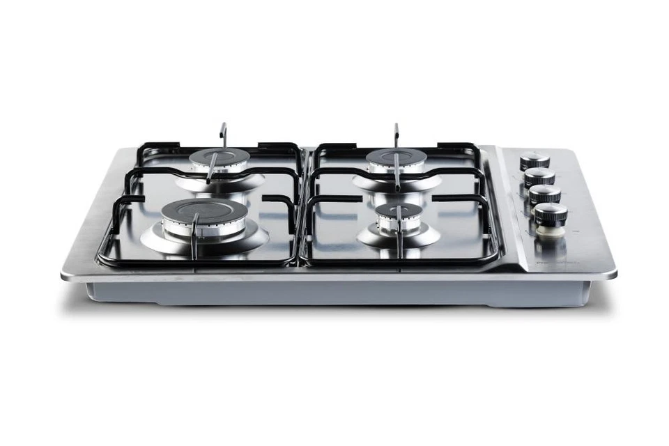 PremierTech Piano Cottura a Gas 60cm, 4 Fuochi, da Incasso, Metano e Gpl, P460IN - Immagine 2 di 4