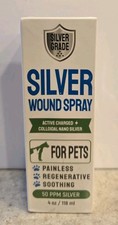 Silver Grade Silver Wound Spray for Pets, 4oz. 05/2026