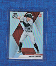 2021 Panini Mosaic Baseball SILVER PRIZM # 210 Andy Young Rookie Card RC