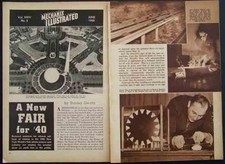1940 New York Worlds Fair Exhibits pictorial New Fair for '40 