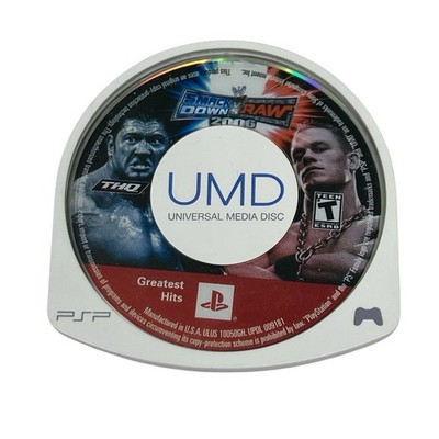 WWE SmackDown vs Raw 2006 PSP Game UMD Disc Only Tested Greatest Hits Game