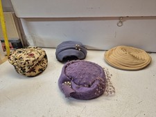 VTG 4 casual Ladies Hats , lace  casual ladies hats tagged hats