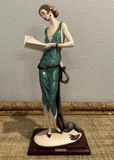 Giuseppe Armani Signora Con Libro, *Numerato, Firmato, Scultura, *Edizione Limitata