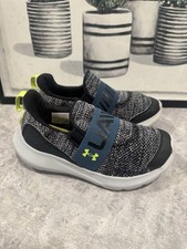 Under Armour Kids Surge 3 Black Slip-On Size Boy s 11k Little Kid New