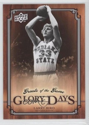 2009-10 Upper Deck Greats of the Game Glory Days Larry Bird #99 HOF 1r1
