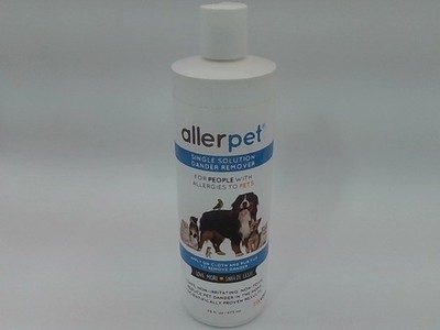 Allerpet 12oz Pet Dander Remover Cat Allergy Relief Bird Allergen Dog Allergies