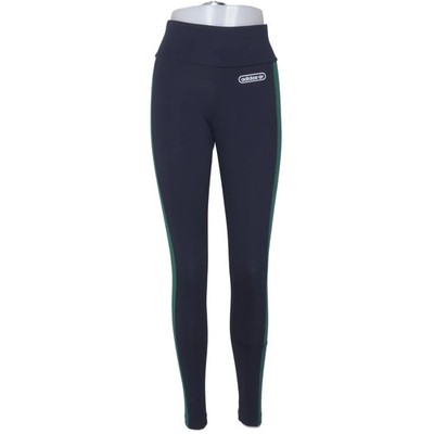 Adidas, Sportleggings, Größe: 36, Blau/Grün, Baumwolle/Elasthan/Polyamid #OCm