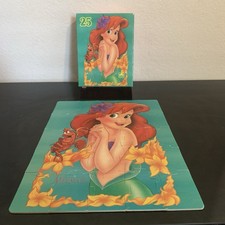 Vintage Disney The Little Mermaid Ariel 25-Piece Interlocking Jigsaw Puzzle