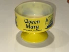 Vintage Federal Glass Queen Mary Ocean Liner Long Beach Footed Sherbet Dish VG