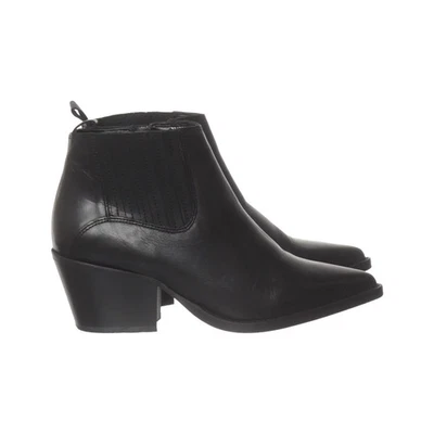 River Island, Stiefeletten, Größe: 37 1/2, Schwarz, Leder, Damen #QV2 - Bild 1 von 4
