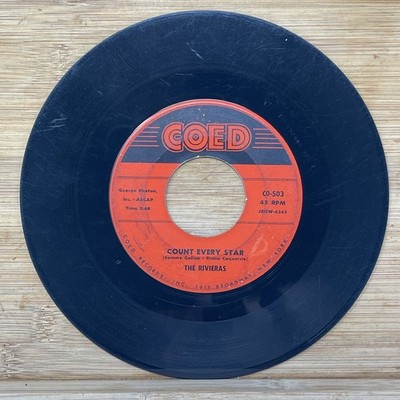 The Rivieras - Count Every Star / True Love Is Hard To Find 7'' 45RPM COED