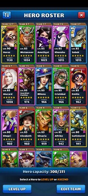 empires and puzzles Account
