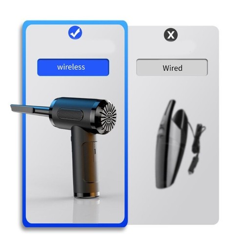 Compressed Air Duster for PC 50000RPM 3 Speed Rechargeable Air Duster Blowers - Afbeelding 6 van 8
