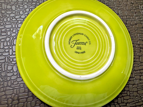 Homer Laughlin Fiesta Saucers for Teacups, 5 Colors to Choose From - Picture 4 of 8
