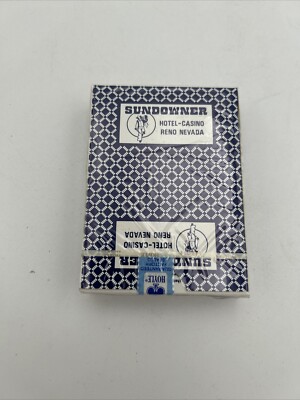Vintage Sundowner Hotel & Casino Reno Nevada Poker PGC Playing Cards Hoyle - New