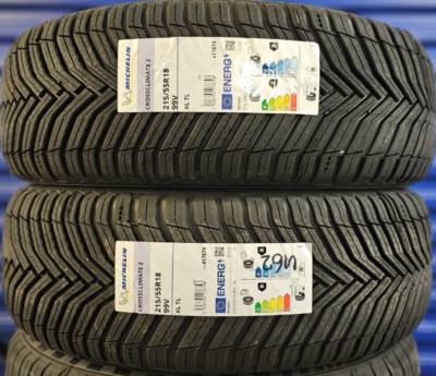 2X MICHELIN CROSSCLIMATE 2 215/55 ZR18 XL 99V 215 55 18 ALL SEASON
