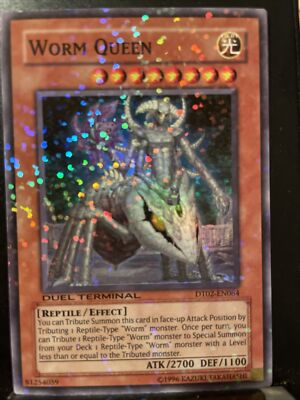 Yugioh Super Rare Worm Queen DT02-EN084 Duel Terminal Vol 2 Mint