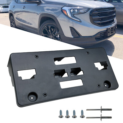 For 2018 19 20 2021 GMC Terrain Front License Plate Frame Tag Holder Bracket