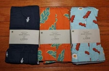 THREE (3) NEW NWT Mens J.Crew J. J Crew Boxers Boxer Shorts Underwear MEDIUM *4U